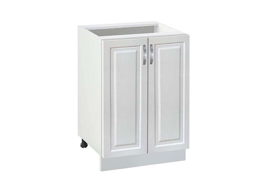 Ντουλάπι Κουζίνας επιδαπέδιο 50εκ., Νο 502 MDF, Genomax - Snow, Βέγγε